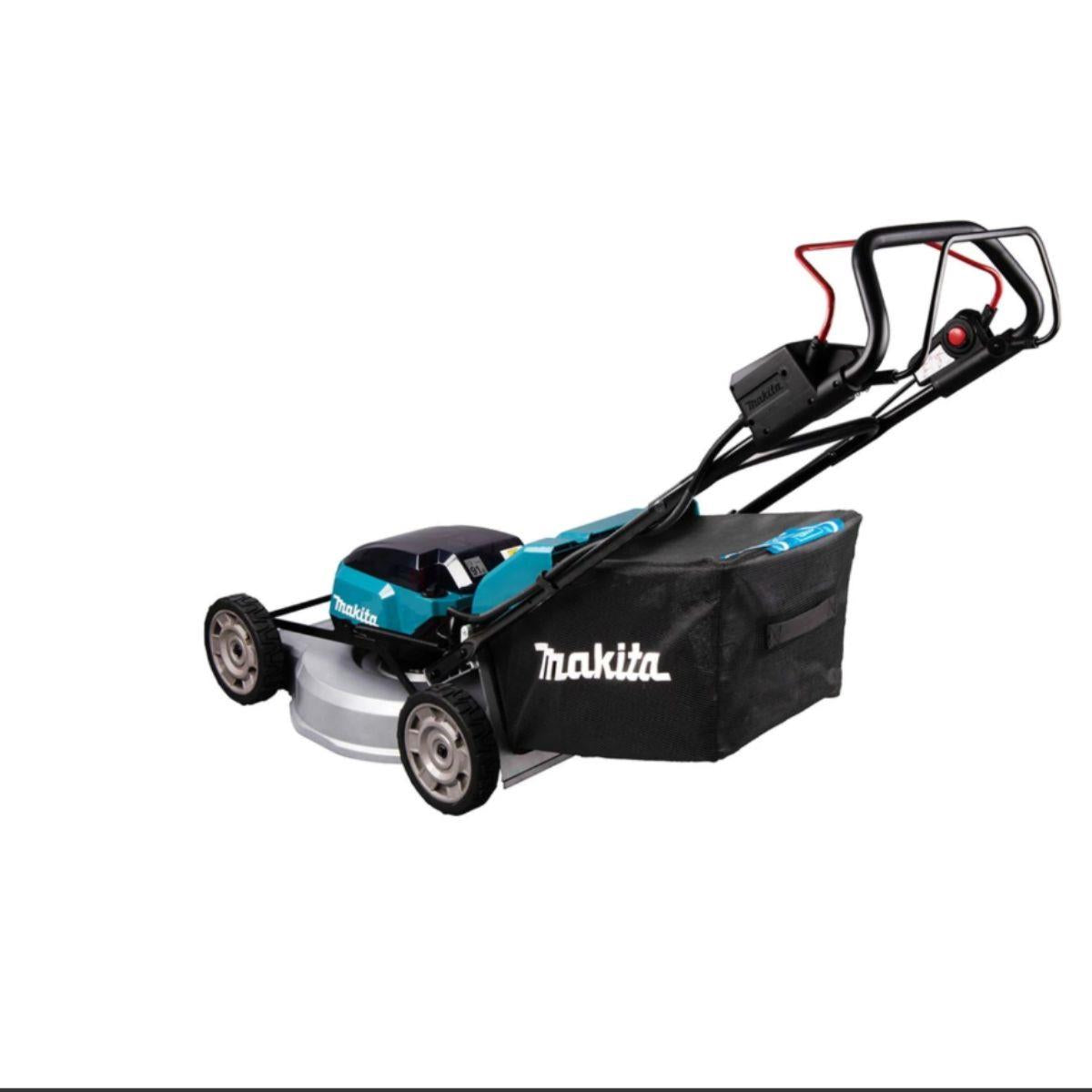 Makita DLM533PT4 18V/36V LXT Cordless Brushless 530mm Lawn Mower With 4 x 5.0Ah Batteries & Charger