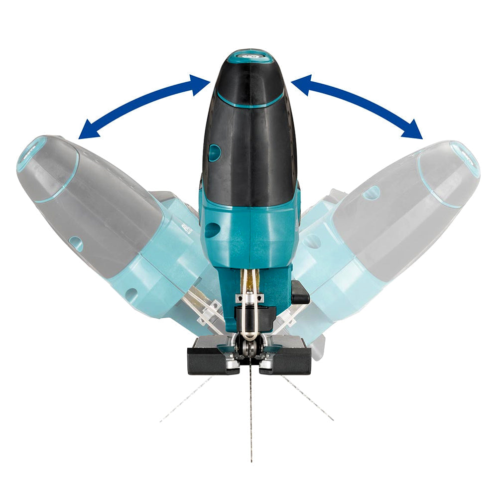 Makita DJV184Z 18V Brushless Top Handle Jigsaw With 1 x 5.0Ah Battery, Charger & Bag