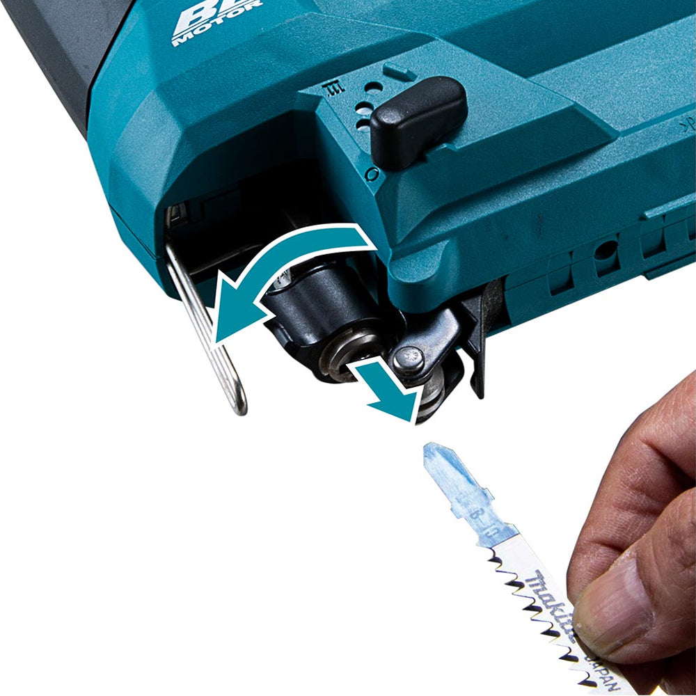 Makita DJV184Z 18V Brushless Top Handle Jigsaw With 1 x 5.0Ah Battery, Charger & Bag