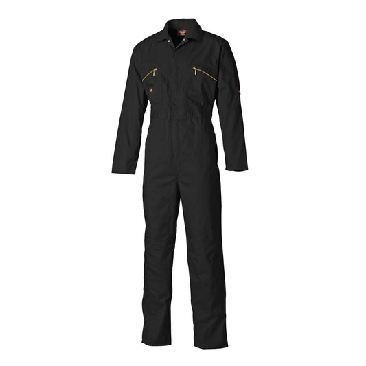 Dickies WD4839 Redhawk Zip Front Coverall Black Size 36