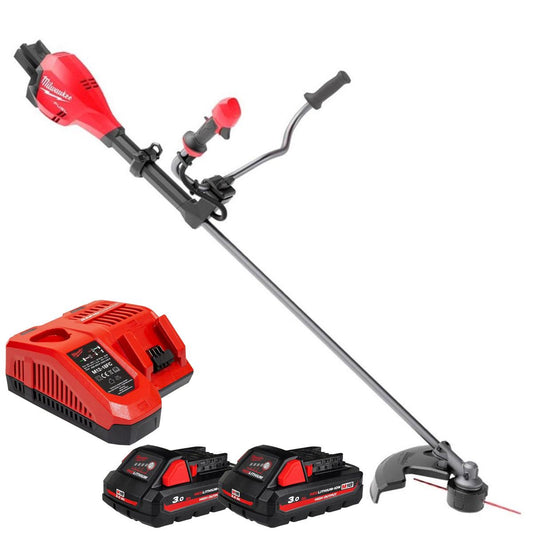 Milwaukee M18F2BCU-0 36V FUEL Brushless Brush Cutter with 2 x 3.0Ah Battery & Charger