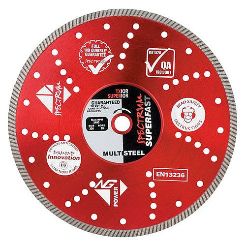 OX Spectrum 115mm Superfast Superior Diamond Blade TX10R-115/22