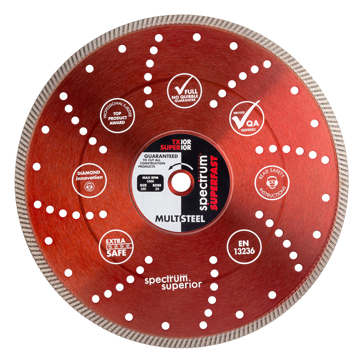 Spectrum 350mm Multi Diamond Blade TX10R-350/25