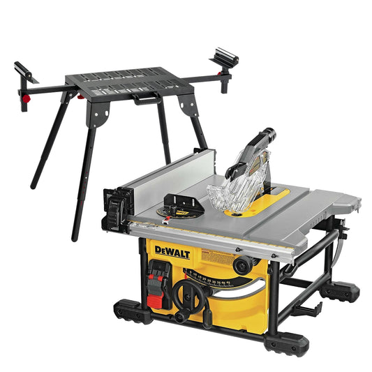 Dewalt DWE7485 110V Compact Table Saw 210mm 1700W with Universal Stand