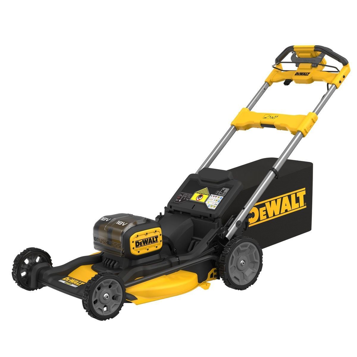 Dewalt DCMWSP156N-XJ 36V Brushless 53cm Self-Propelled Lawn Mower with 2 x 5.0Ah Battery & Charger