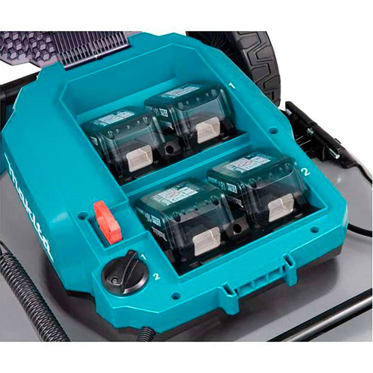 Makita DLM530PT4 36V LXT Brushless 530mm Lawn Mower With 4 x 5.0Ah Batteries & Charger Item Condition Seller Refurbished