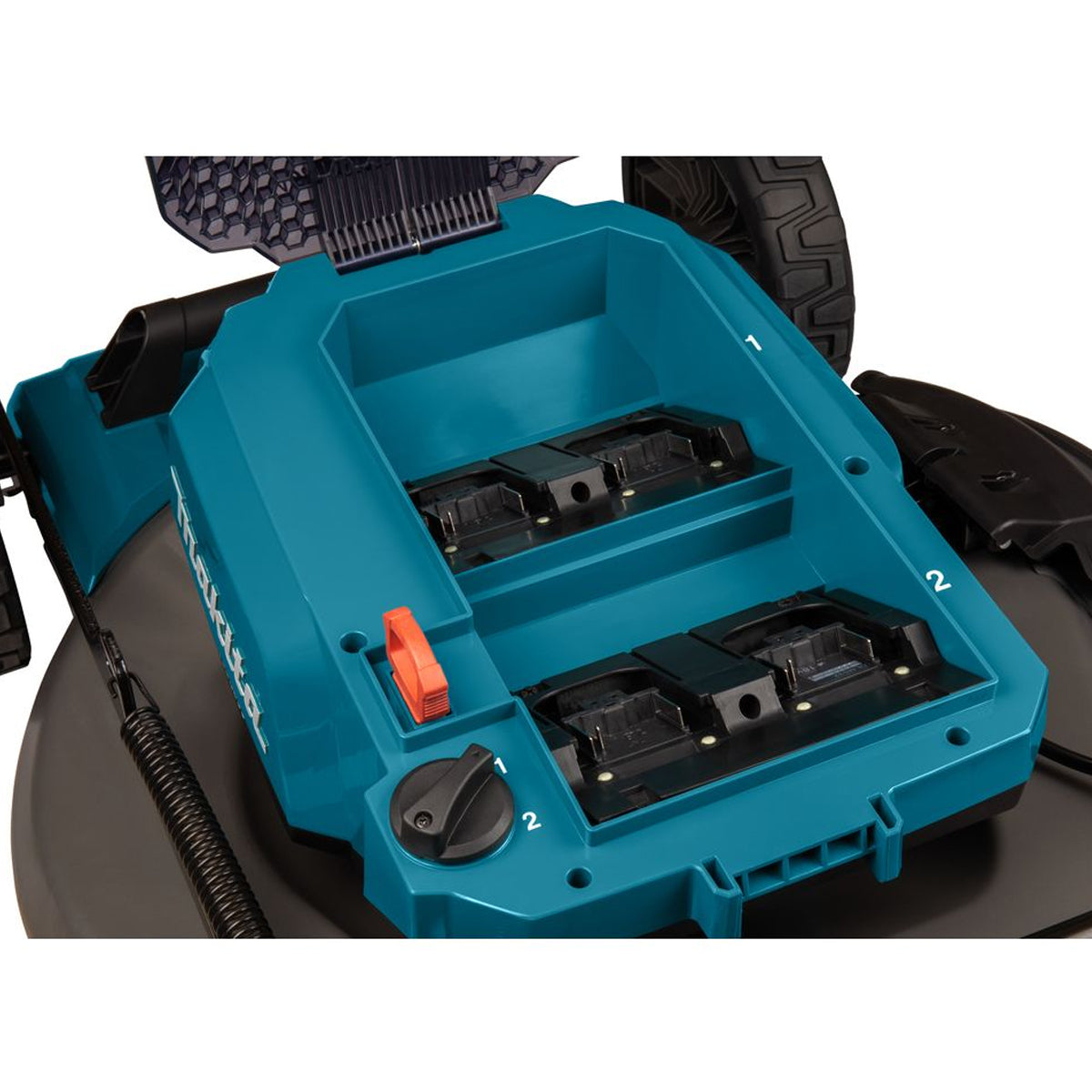 Makita DLM530PT4 36V LXT Brushless 530mm Lawn Mower With 4 x 5.0Ah Batteries & Charger Item Condition Seller Refurbished