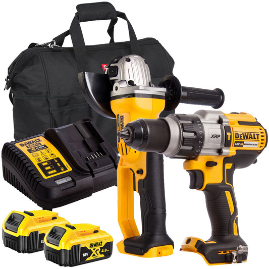 Dewalt 18V 2 Piece Power Tool Kit with 2 x 4.0Ah Batteries T4TKIT-719