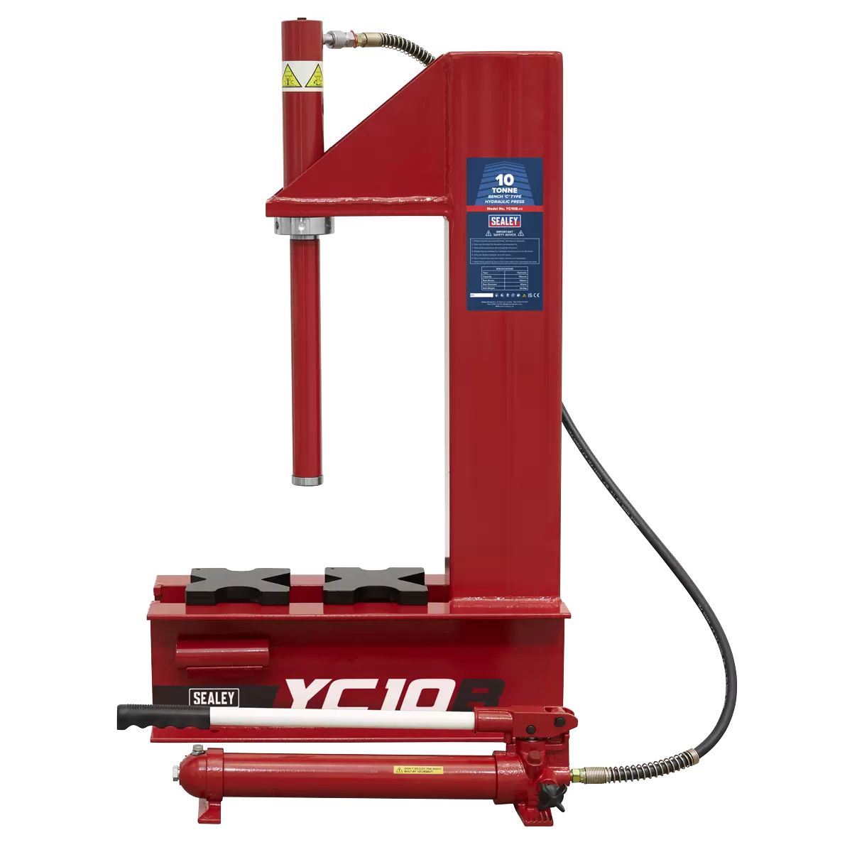 Sealey YC10B Hydraulic Press 10 Tonne Bench 'C' Type