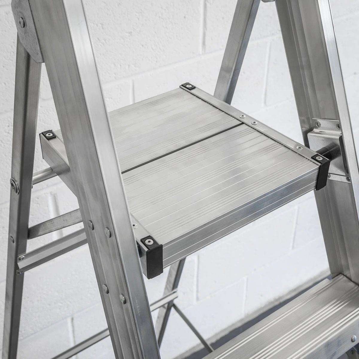 Sealey AXL10 Industrial Step Ladder 10-Tread Aluminium EN 131