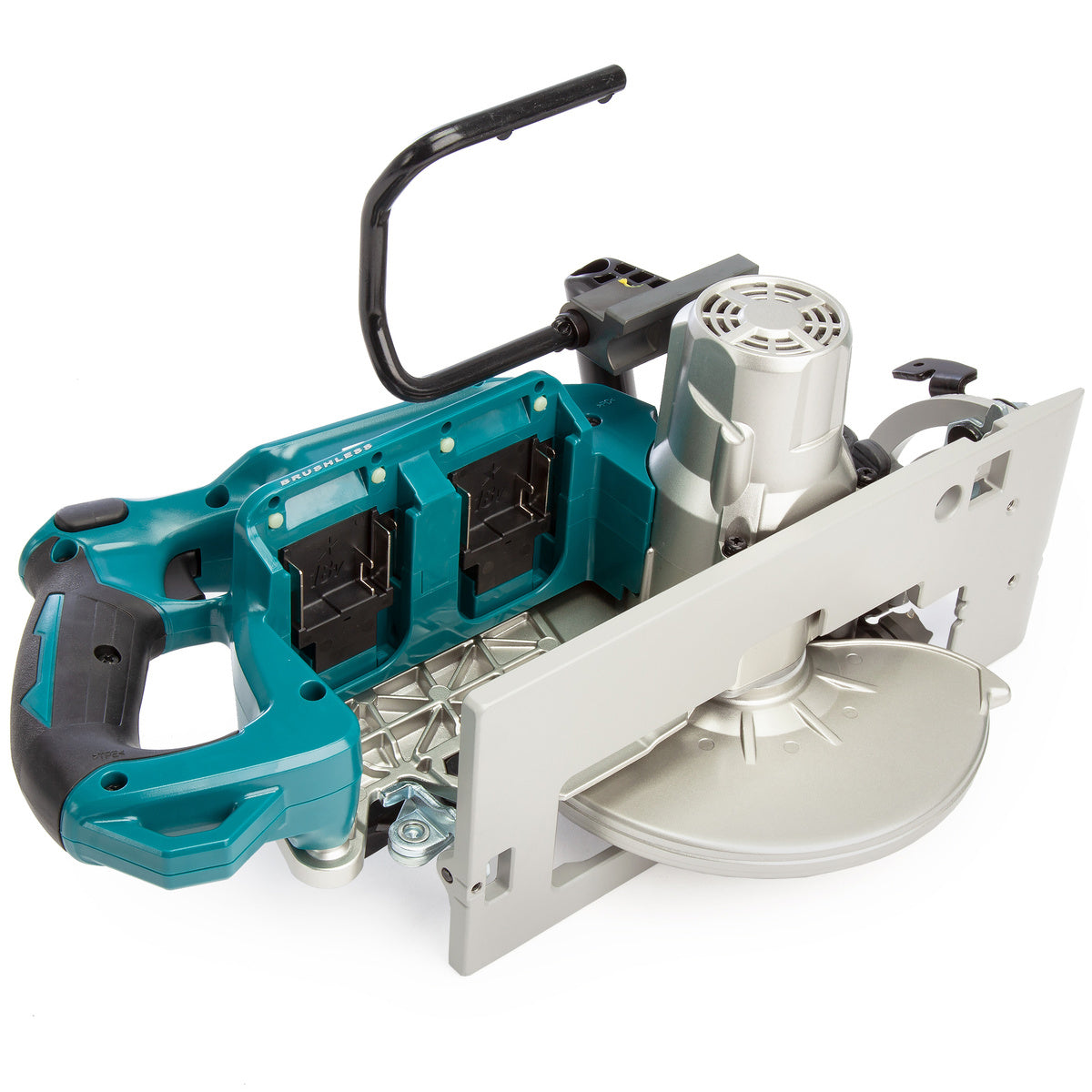 Makita DRS780Z 36V Brushless 185mm Circular Saw With 2 x 5.0Ah Batteries, Charger & Tool Bag