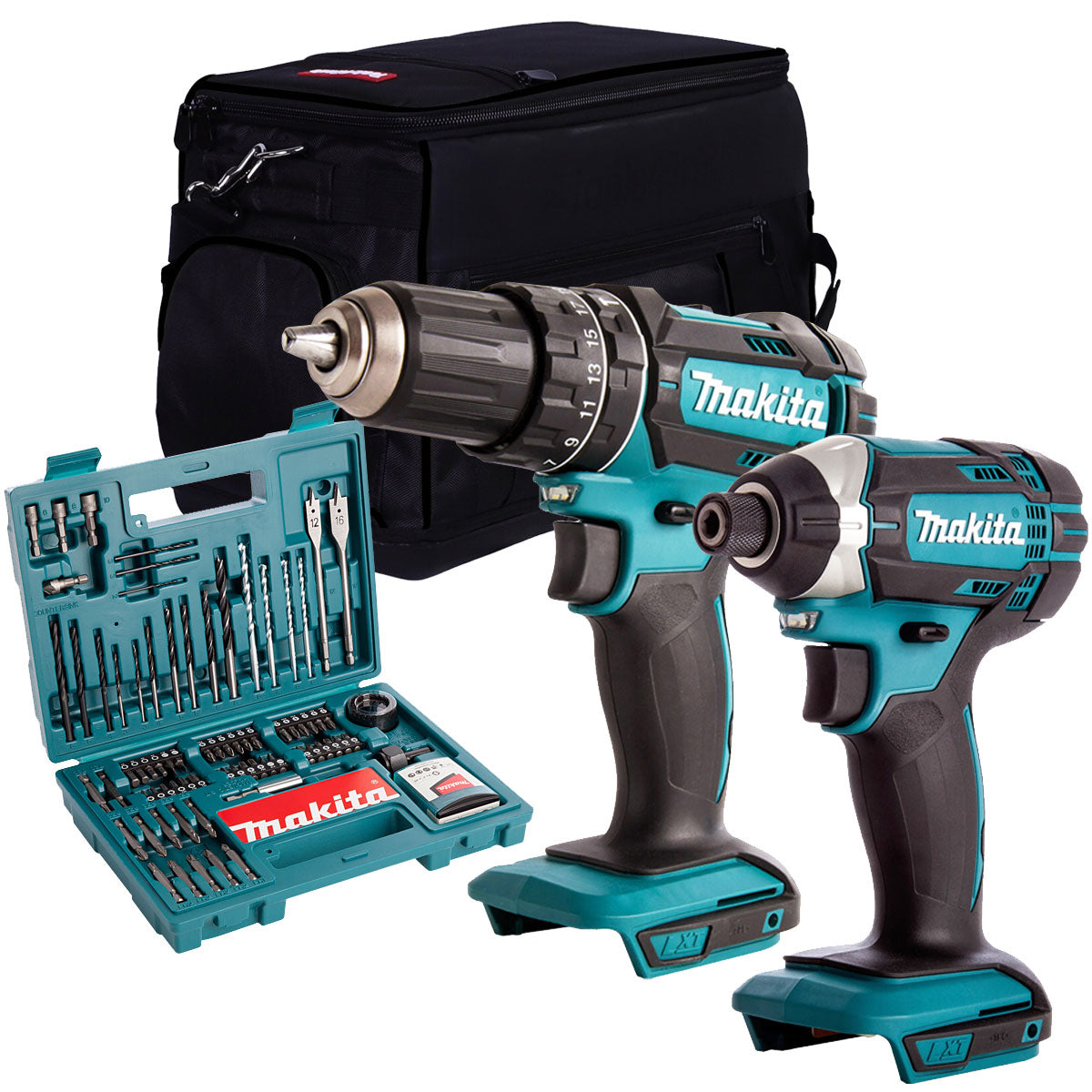 Makita 18v combi drill and impact driver set sale