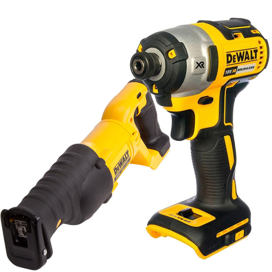 Dewalt 18V Cordless Reciprocating Saw & Impact Driver Twin Pack