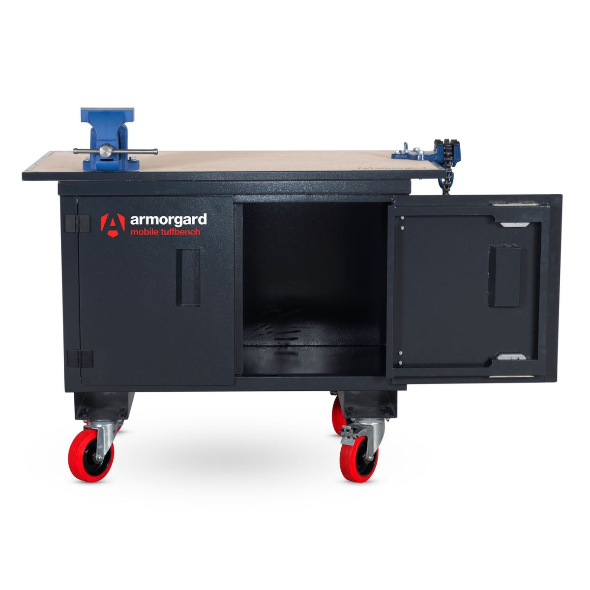 Armorgard MBH12-VF TuffBench Multi-Purpose Work Surface with Fitted Vices 1290mm x 805mm x 1080mm