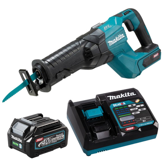 Makita JR001GZ 40V Brushless Reciprocating Saw With 1 x 2.5Ah Battery & Charger