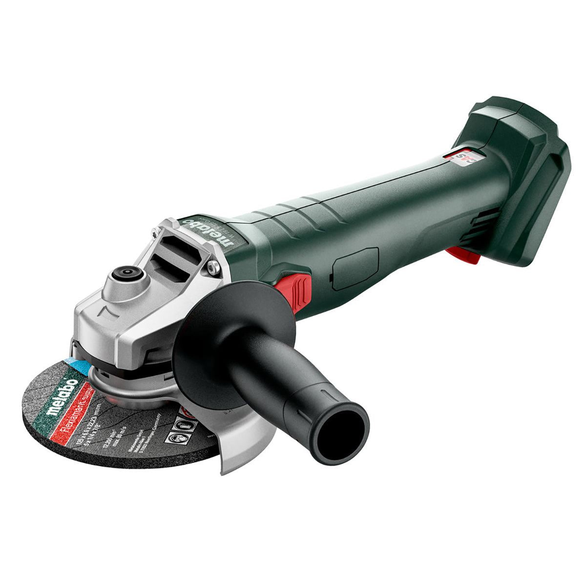 Metabo W 18 L 9-125 18V 125mm Angle Grinder with 1 x 4.0Ah Battery Charger & Metabox