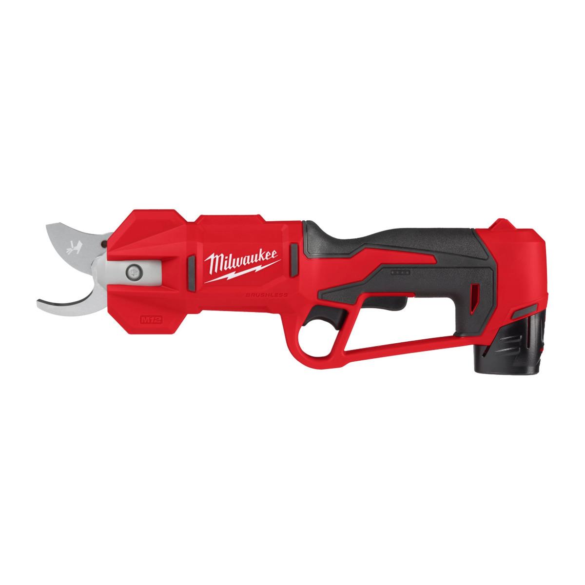 Milwaukee M12BLPRS-202 FUEL 12V Brushless Pruning Shears with 2 x 2.0Ah Batteries & Charger 4933480116