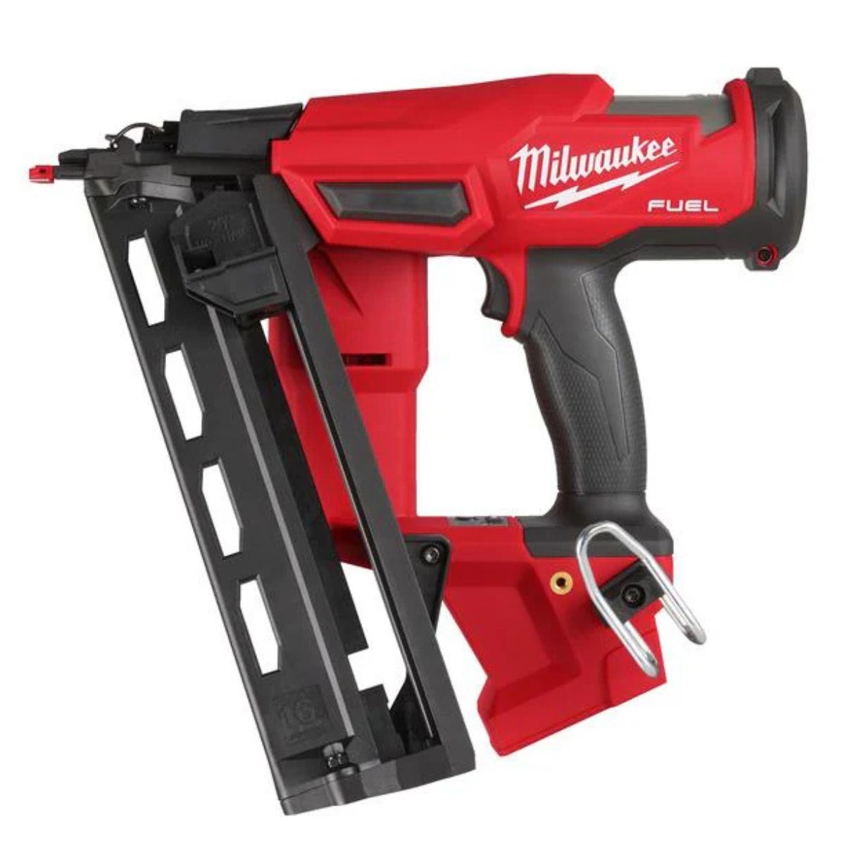 Milwaukee M18FN16GA-0 18V Brushless 16G Angled Finish Nailer with 1 x 5.5Ah Battery Charger & Bag