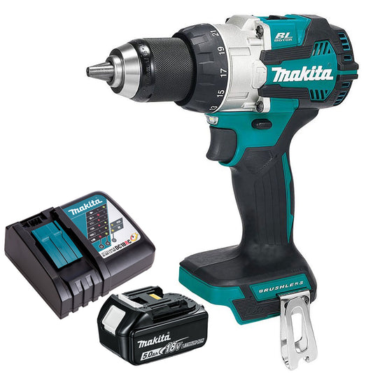 Makita DHP489Z 18V Brushless Combi Drill With 1 x 5.0Ah Battery & Charger