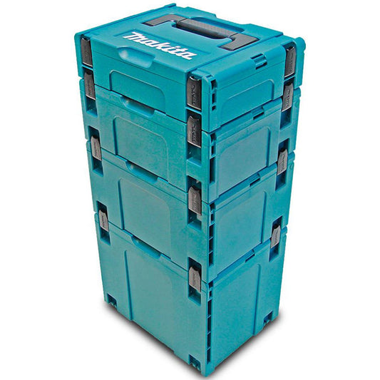 Makita MAKPAC General Purpose Stackable Connector Case 4 Piece Set