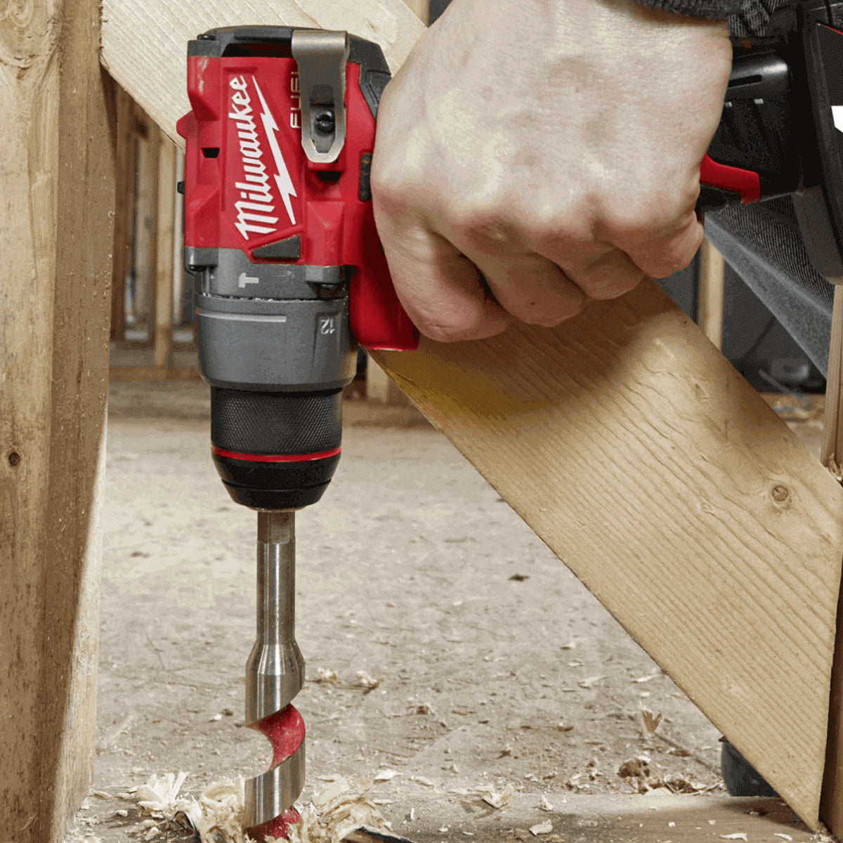 Milwaukee 12V Twin Pack Brushless Impact Driver + Combi Drill with 2 x 2.0Ah Battery & Charger