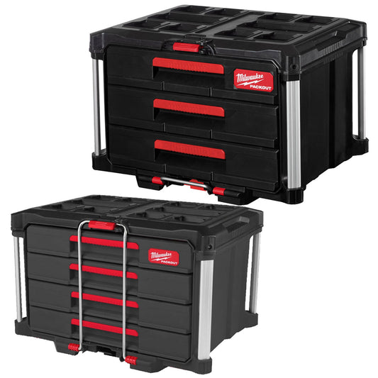 Milwaukee Packout 3 Drawer Tool Box with 2 Drawer Tool Box