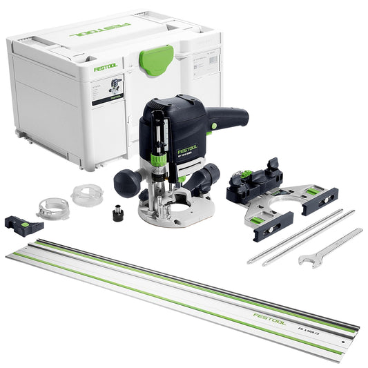 Festool OF 1010 REBQ-Plus 230V GB Router Cutter - 578004 With 1 x Guide Rail FS 800/2