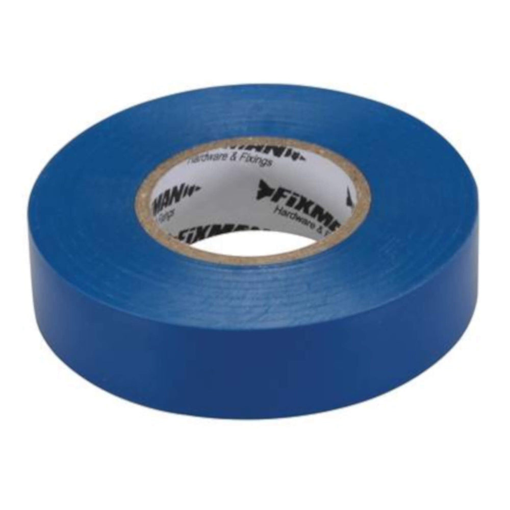 Fixman 19mm x 33m Electrical Insulation Tape Blue 187539