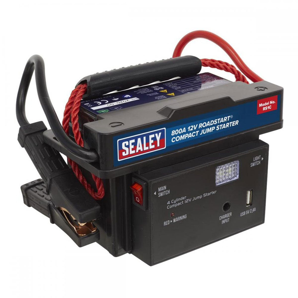 Sealey RS1C 800A 12V RoadStart Compact Jump Starter