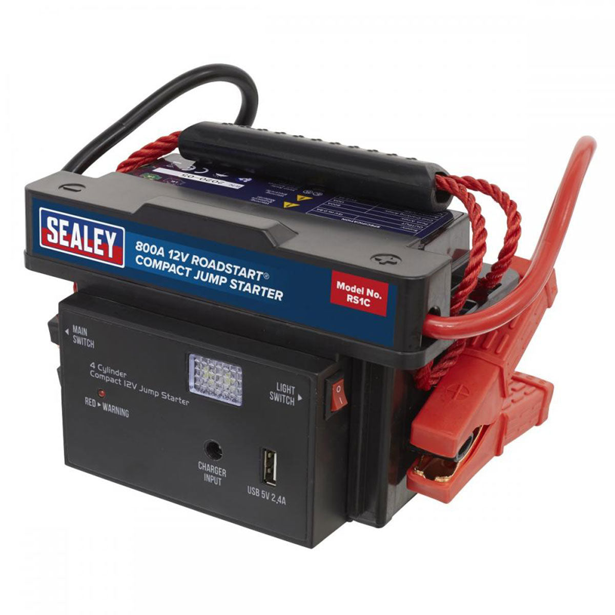 Sealey RS1C 800A 12V RoadStart Compact Jump Starter