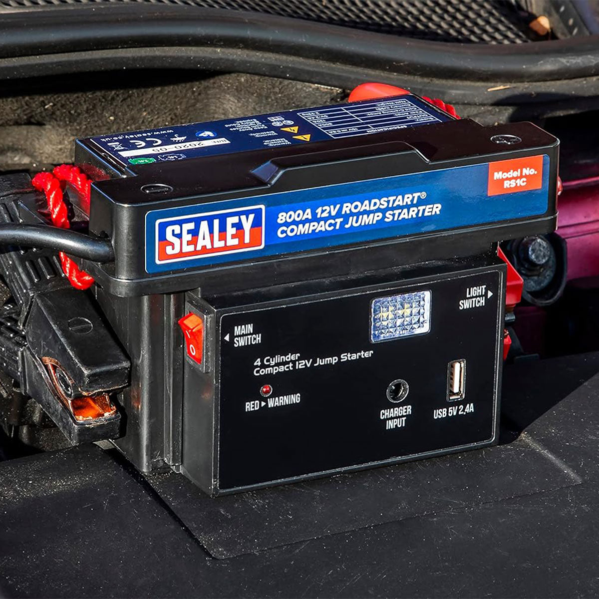 Sealey RS1C 800A 12V RoadStart Compact Jump Starter