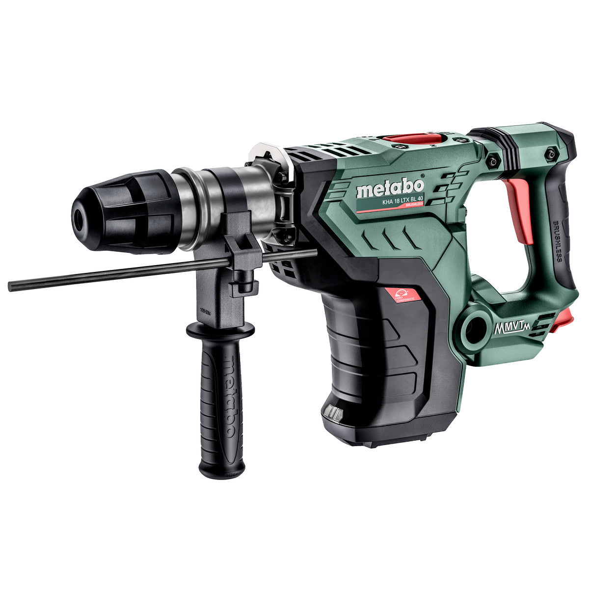 Metabo KHA 18 LTX BL 40 18V Brushless SDS-Max Combination Hammer Drill with 1 x 5.2Ah Battery Charger & Case