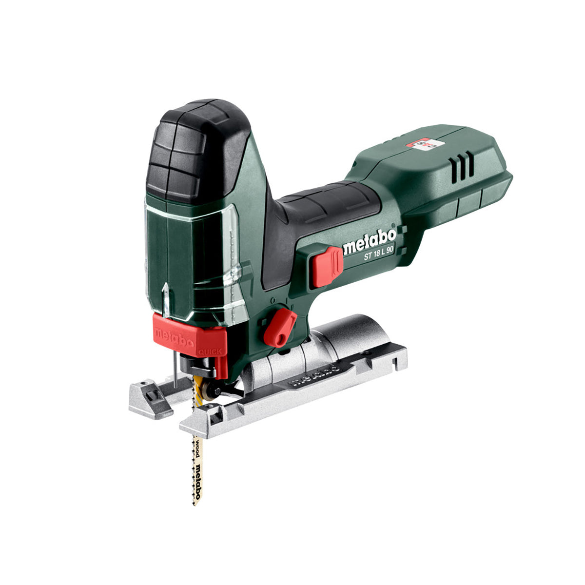 Metabo ST 18 L 90 18V Body Grip Jigsaw with 1 x 5.2Ah Battery Charger & Metabox