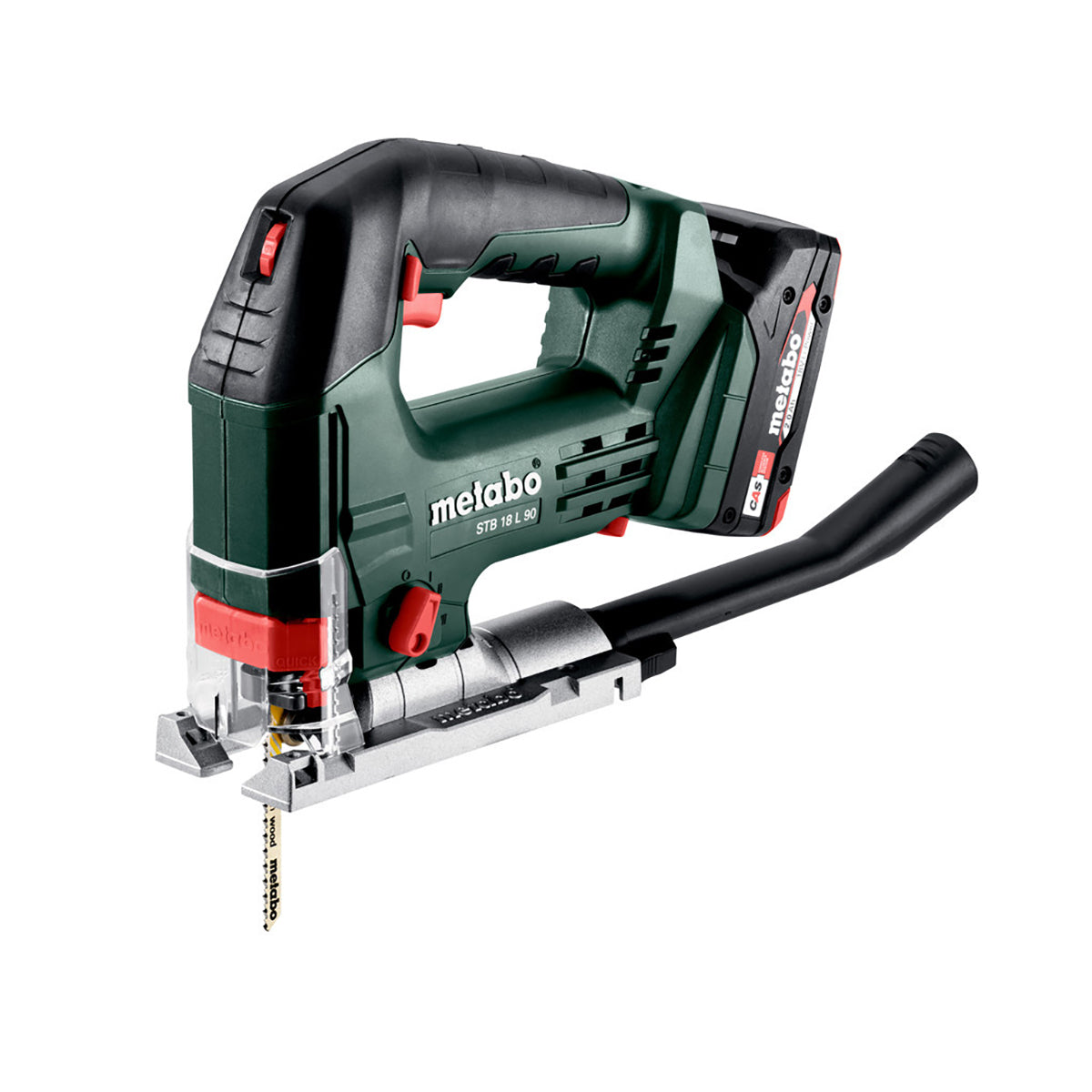 Metabo STB 18 L 90 18V Top Handle Jigsaw with 1 x 5.2Ah Battery Charger & Metabox