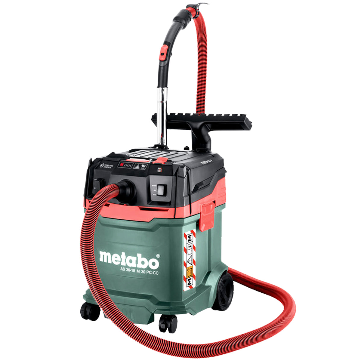 Metabo AS 36-18 M 30 PC-CC 18V M-Class Vacuum Cleaner with 1 x 5.2Ah Battery & Charger