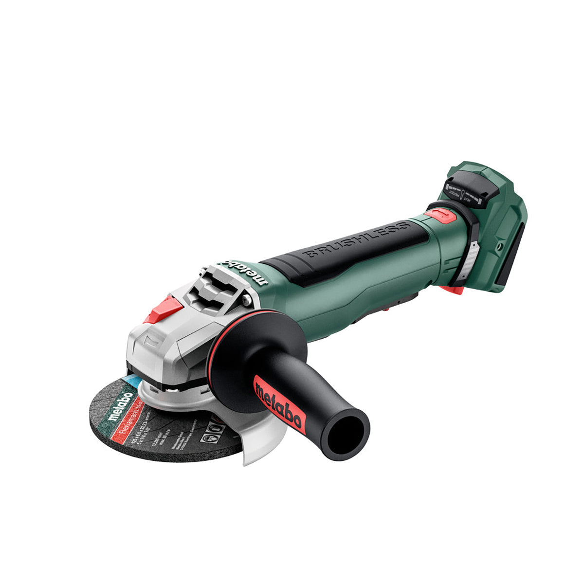 Metabo WPB 18 LT BL 11-125 18V Brushless 125mm Angle Grinder with 1 x 5.2Ah Battery Charger & Metabox