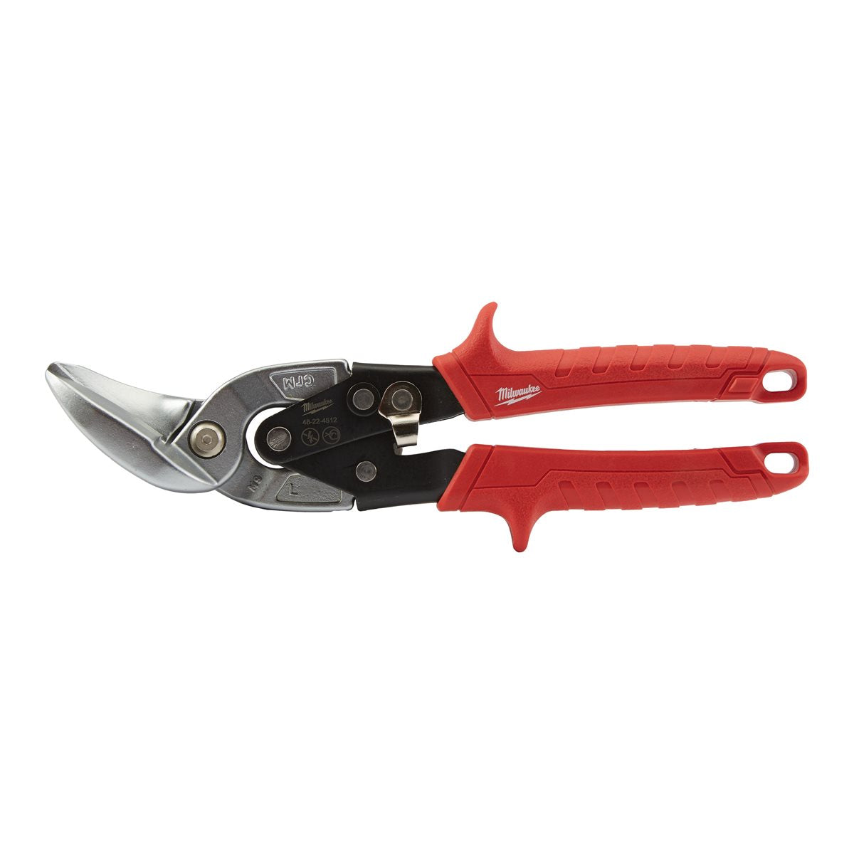 Milwaukee Metal Aviation Snips Offset Left Cut 48224512