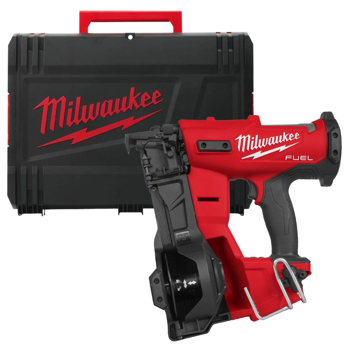 Milwaukee M18FRCN45-0X 18V FUEL Brushless Roofing Coil Nailer Body Only in HD Box 4933498168