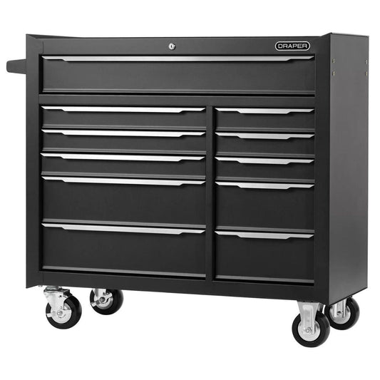 Draper D100-42RC11 Roller Tool Cabinet 11 Drawer 42 Inch Heavy Duty Steel Tool Storage Cabinet 30798