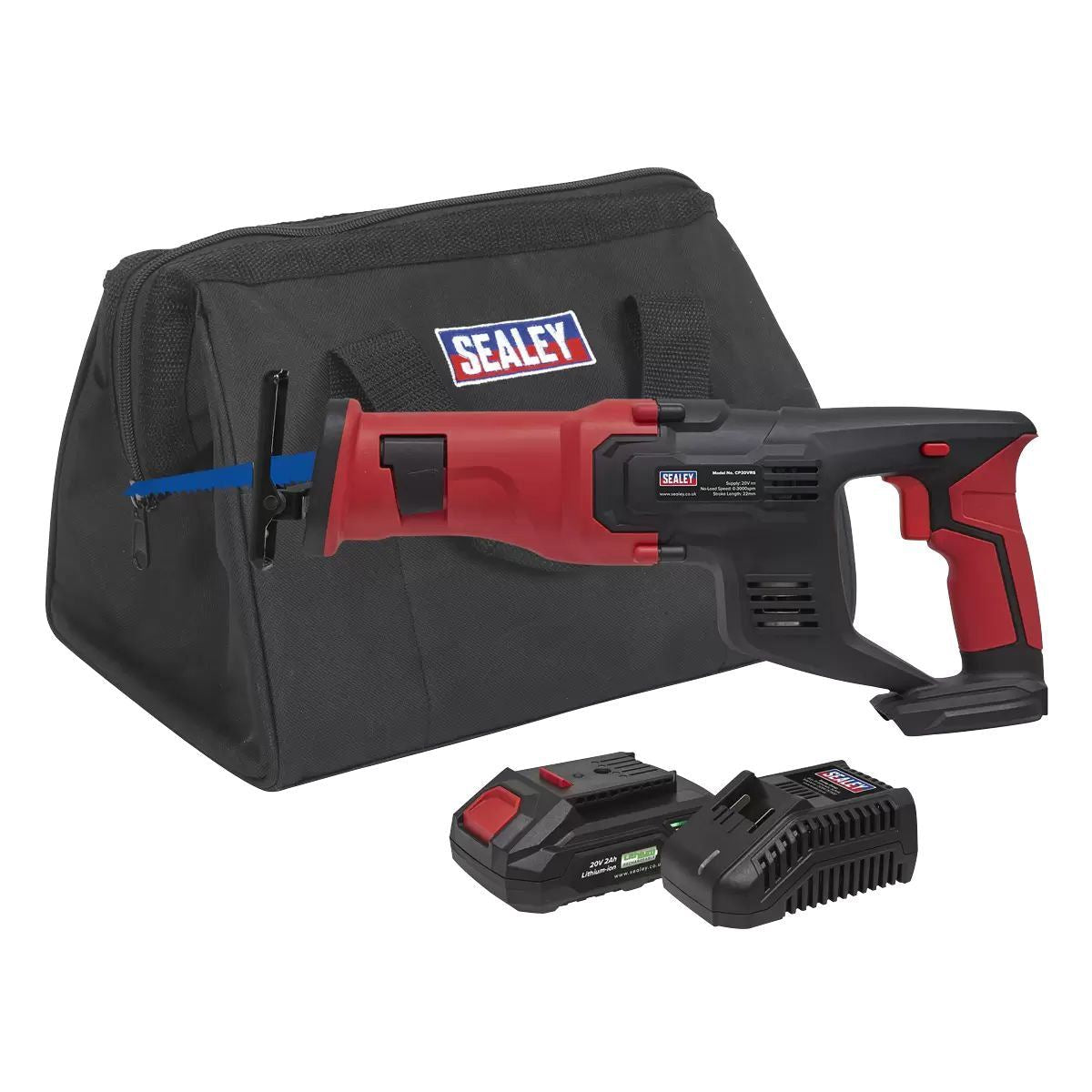 Sealey CP20VRSKIT1 20V Reciprocating Saw Kit With Battery & Charger