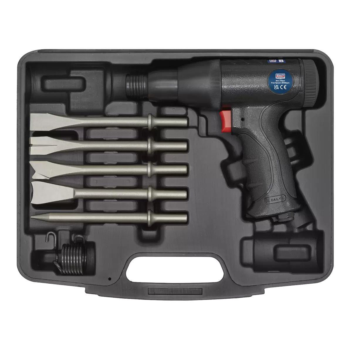 Sealey SA614 Long Stroke Composite Air Hammer Kit