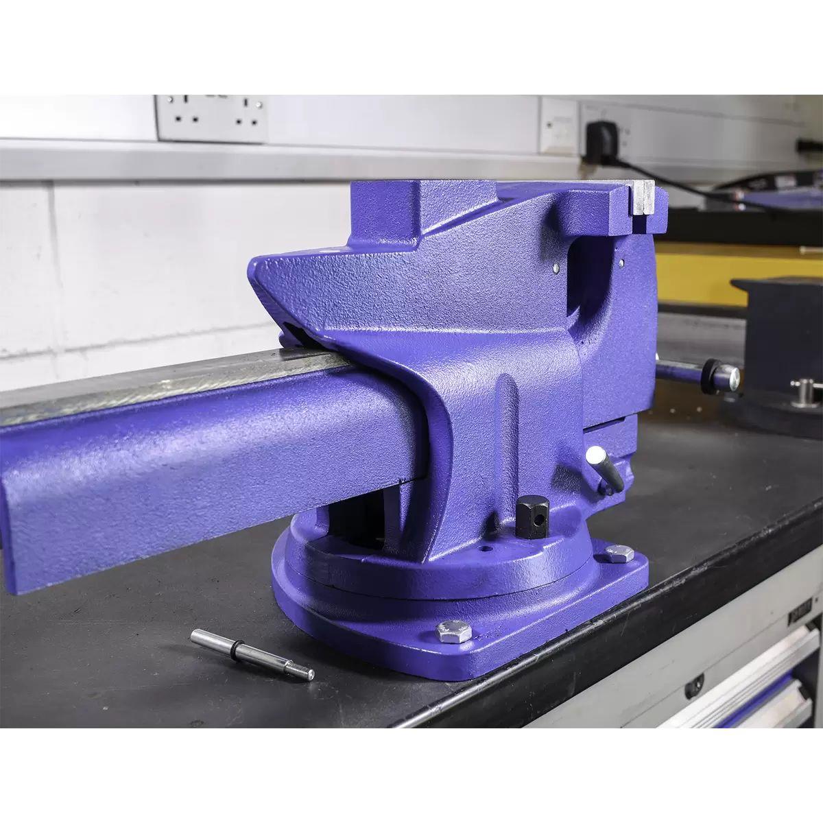 Sealey QAV150 Quick Action Cast Iron Vice with Swivel Base 150mm