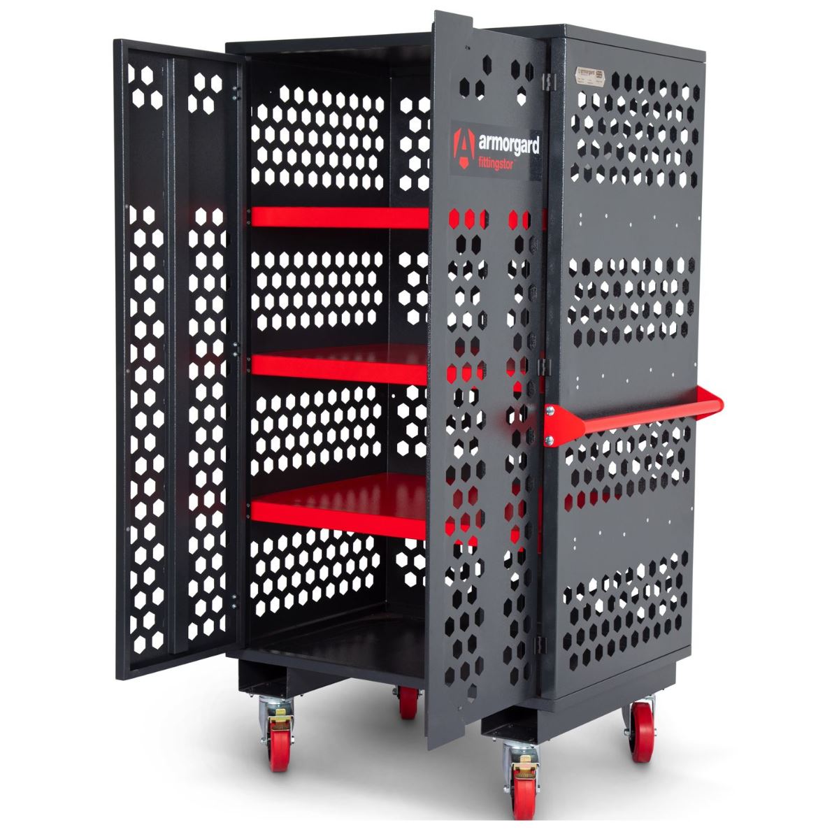 Armorgard FC6 Fittingstor Mobile Fixings Cabinet 1080mm x 765mm x 1880mm Heavy-Duty Solution for Tools