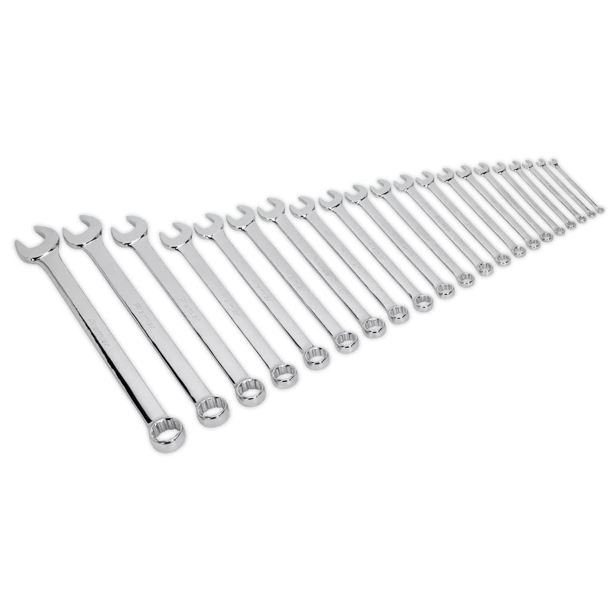 Sealey AK6083 Combination Spanner Set 21pc Jumbo Metric