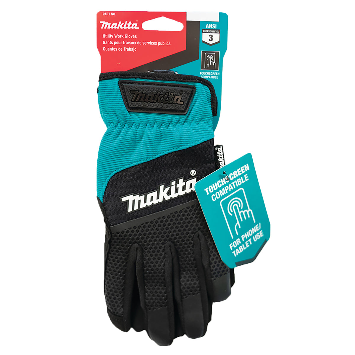 Makita P-84654 Open Cuff Working Gloves Size Medium