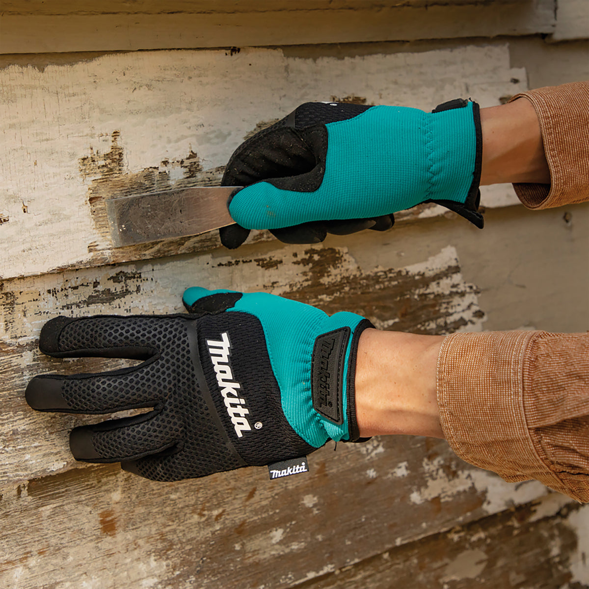 Makita P-84654 Open Cuff Working Gloves Size Medium