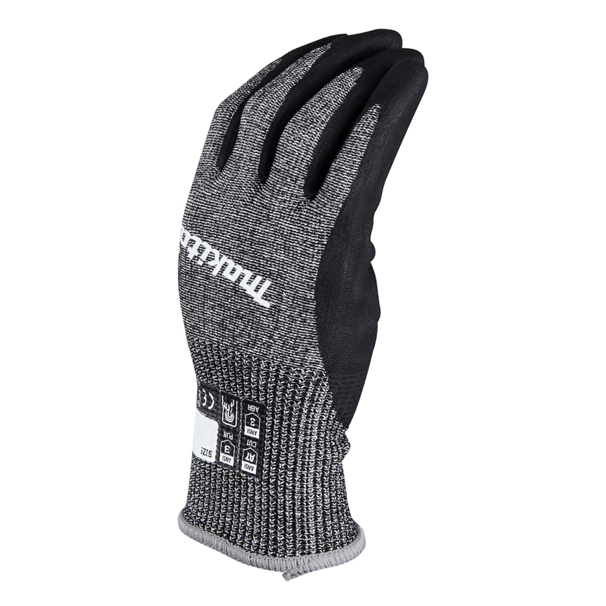 Makita P-84713 Advanced FitKnit™ Cut Level 7 Nitrile Coated Dipped Gloves Size Medium