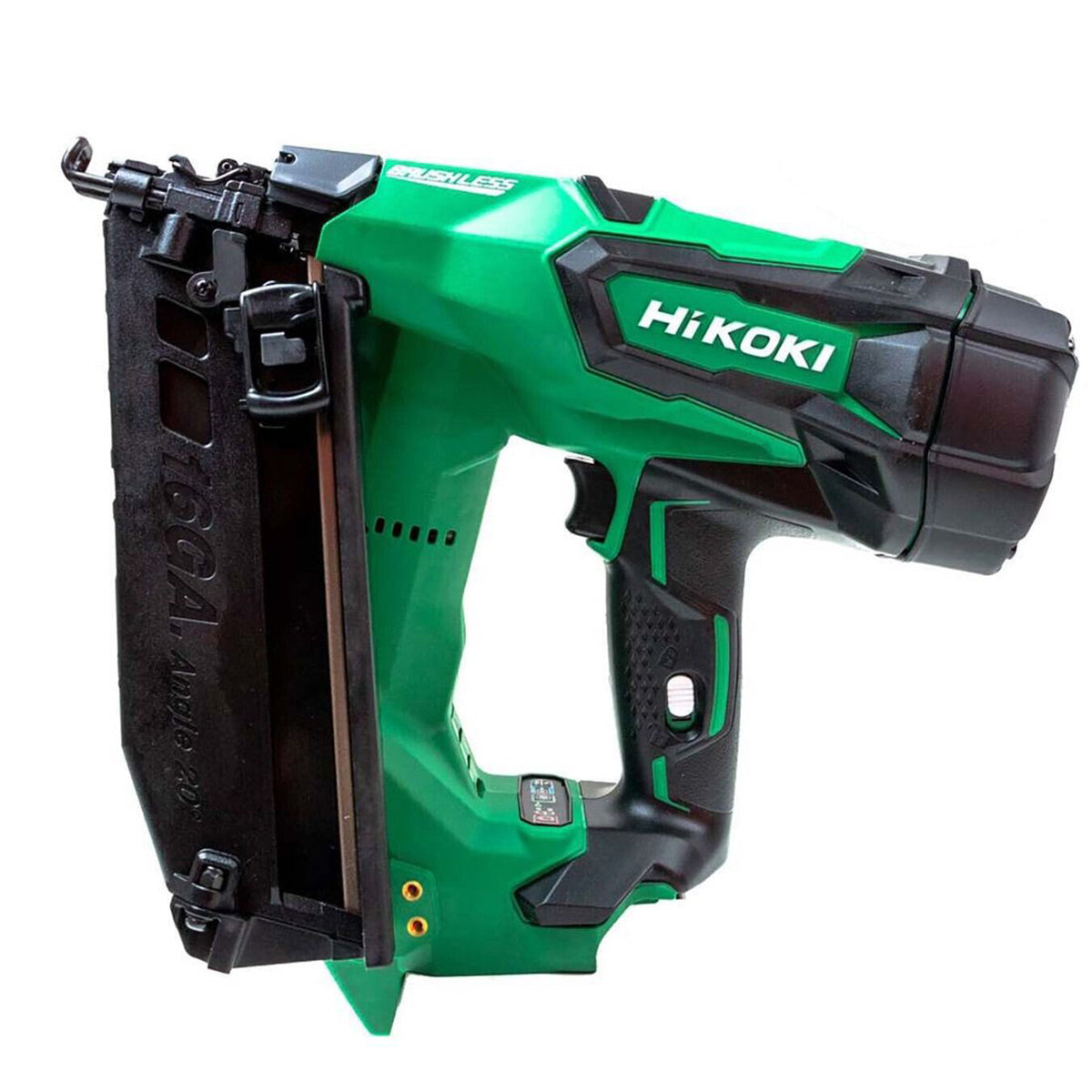 Hikoki NT1865DMBJ4Z 18V Brushless 16GA Angled Finish Nailer Body Only