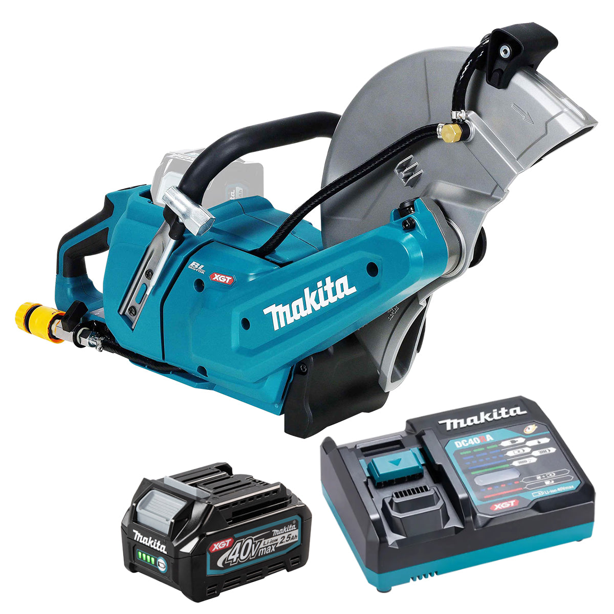 Makita CE004GZ 40V XGT 305mm Brushless Disc Cutter with 1 x 2.5Ah Battery & Charger