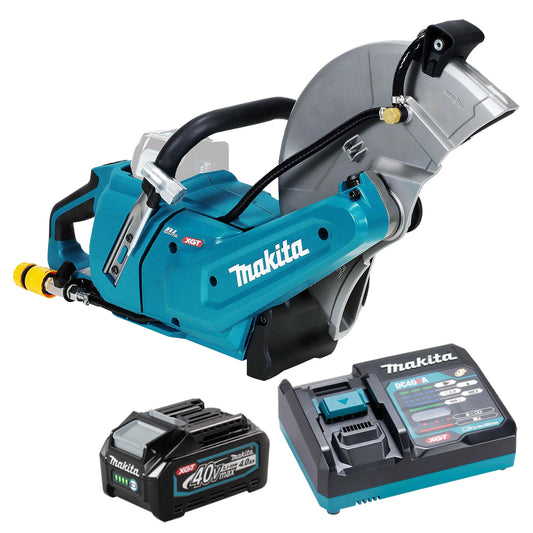 Makita CE004GZ 40V XGT 305mm Brushless Disc Cutter with 1 x 4.0Ah Battery & Charger